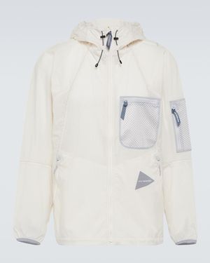 and wander Ripstop Jacket - White