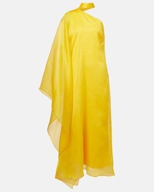 ‎Taller Marmo Betsy Fantasma Silk Cady Kaftan - Yellow