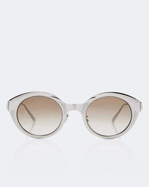 Loewe Coil Round Sunglasses - Metallic