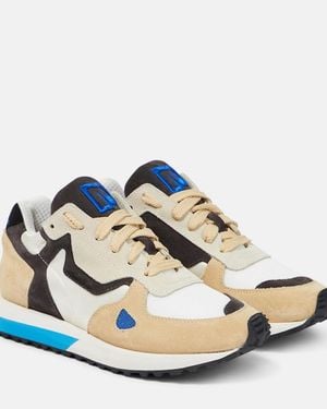 Rabanne Leather Trainers - Blue
