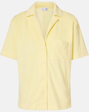Hunza G Resort Cotton Terry Shirt - Yellow