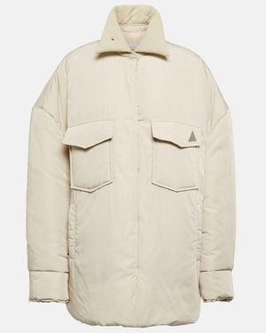 The Attico Puffer Jacket - Natural