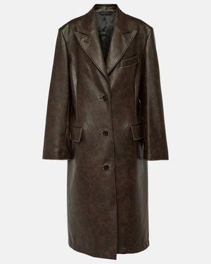 Acne Studios Cappotto Ovittor - Marrone