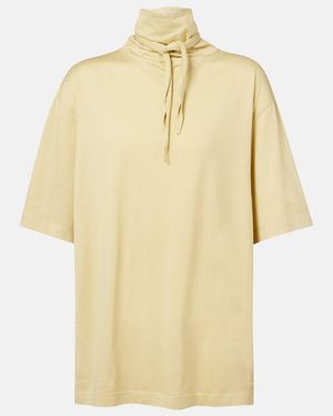 Lemaire Foulard Cotton Jersey T-Shirt - Natural