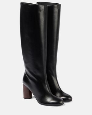 Co. Leather Knee-High Boots - Black