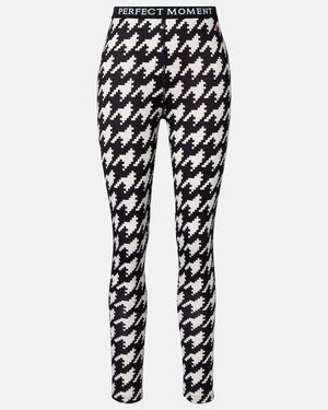 Perfect Moment Houndstooth Leggings - Black