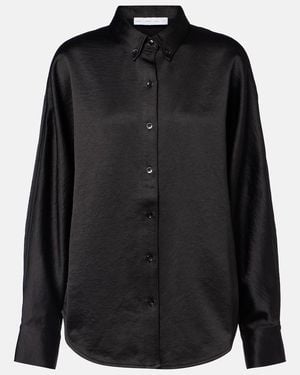 Proenza Schouler Caroline Crepe Shirt - Black