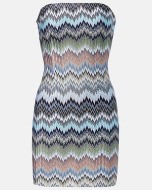 Missoni Zigzag Minidress - Blue