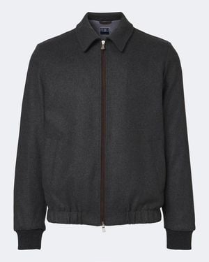 Fedeli Cashmere Blouson Jacket - Black