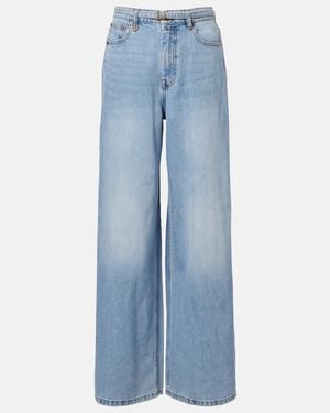 Zimmermann Indra Wide-Leg Jeans - Blue