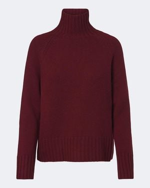 Max Mara Wool And Cashmere Turtleneck Sweater - Red