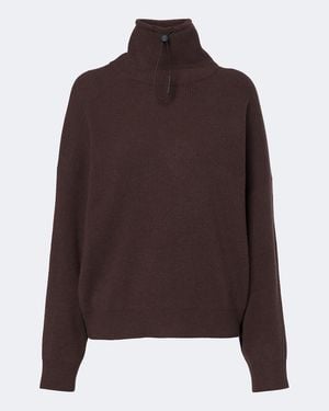 Brunello Cucinelli Pullover Aus Wolle, Kaschmir Und Seide - Braun