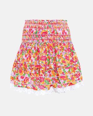 Poupette Galia Floral Miniskirt - Multicolor