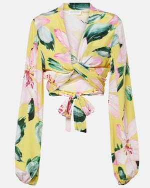 Alexandra Miro Tabitha Floral Top - White