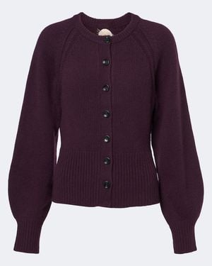 Jardin Des Orangers Cashmere Cardigan - Purple