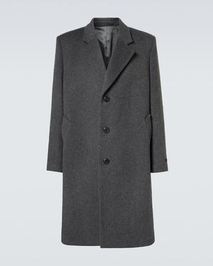 Prada Mantel Aus Schurwolle - Grau