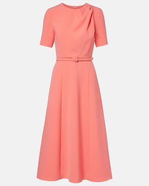 Carolina Herrera Midikleid Aus Crepe - Pink