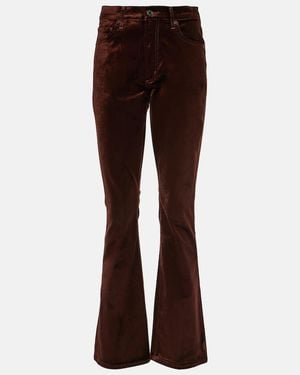 Agolde Nico High-Rise Slim Jeans - Brown