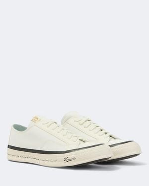Visvim Sneakers Nolan Aus Canvas Mit Veloursleder - Weiß