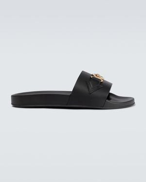 Versace Medusa Slides - Black