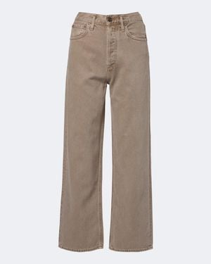 Agolde Ren Wide-Leg Jeans - Natural