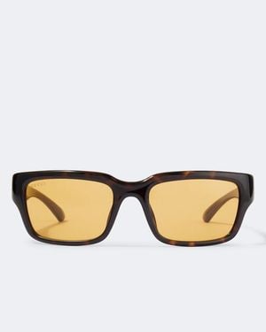 Gucci Rectangular Sunglasses - Natural
