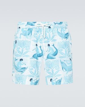 Commas Classic Swim Shorts - Blue