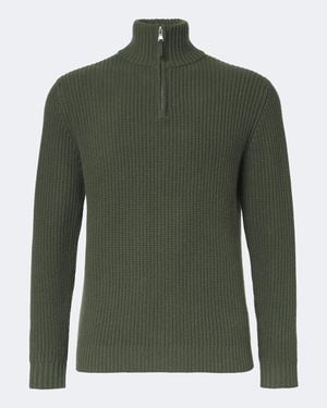 Allude Pullover Aus Wolle Und Kaschmir - Grün