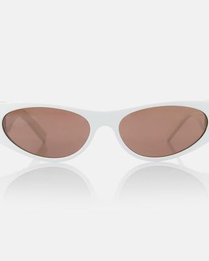Givenchy Ovale Sonnenbrille 4G - Braun