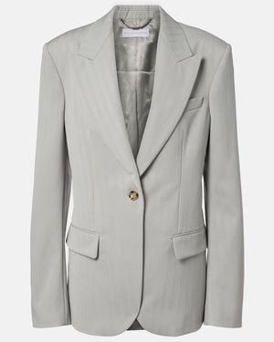 Stella McCartney Blazer Aus Wolle - Grau
