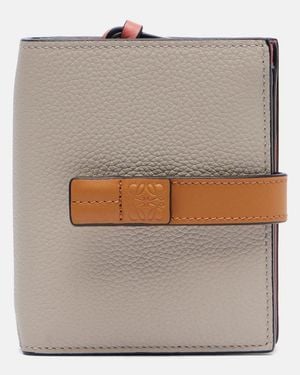 Loewe Leather Wallet - Gray