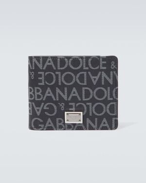 Dolce & Gabbana Logo Bifold Wallet - Grey