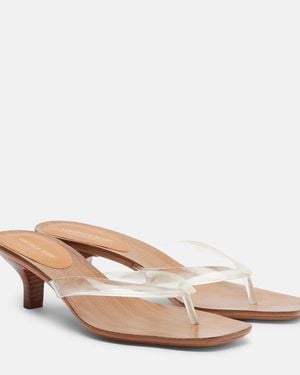 Veronica Beard Clea Thong Sandals - Natural