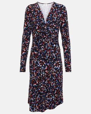 Isabel Marant Jadiya Floral Midi Dress - Blue