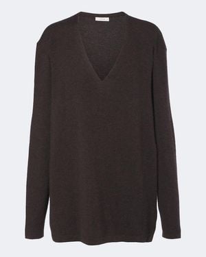 The Row Pull Oversize Purin En Cachemire - Marron