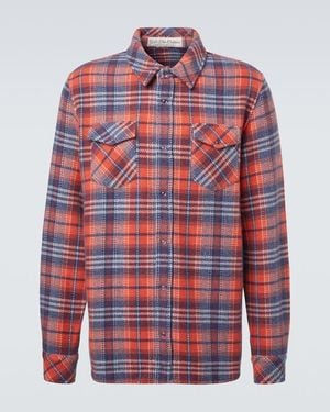 God's True Cashmere Americana Cashmere Shirt With Amethyst - Red