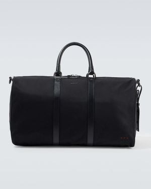 Kiton Weekender Mit Leder - Schwarz