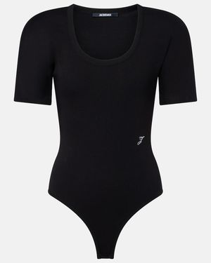 Jacquemus Body De Algodon - Negro