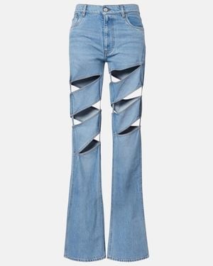 Coperni Straight Jeans Spiral - Blau