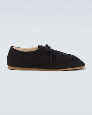 Lemaire Souris Canvas Trainers - Black