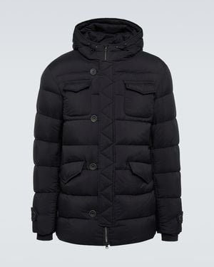 Herno Hooded Down Jacket - Blue