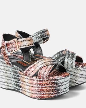 Missoni Julia Embellished Sandals - Metallic