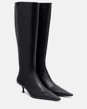 Victoria Beckham Stiefel Pointy 45 Aus Leder - Schwarz