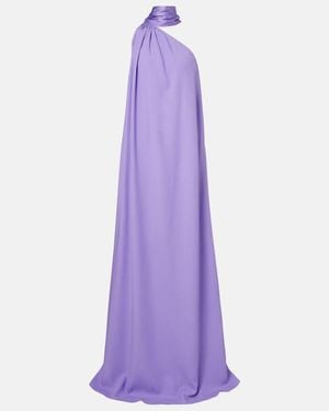 ‎Taller Marmo Astor Crepe Cady Gown - Purple