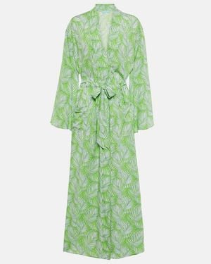 Melissa Odabash Bata Louisa Estampada - Verde