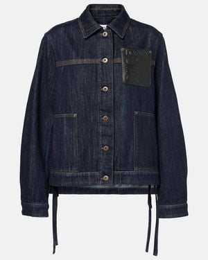 Loewe Jeansjacke Workwear - Blau