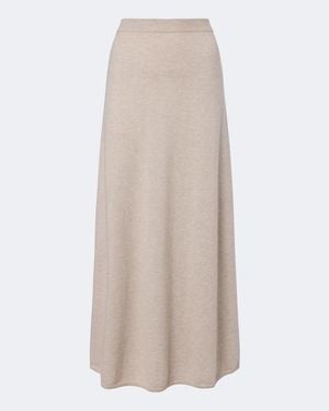 Lisa Yang Dolly Cashmere Midi Skirt - Natural