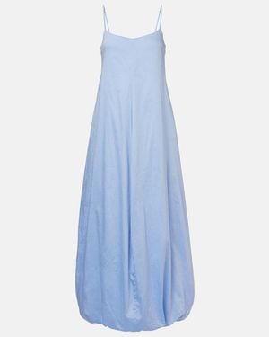 Faithfull the Brand Aniela Cotton Maxi Dress - Blue