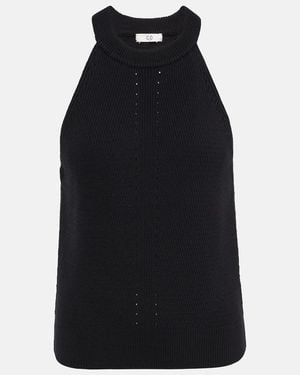 Co. Ribbed-Knit Tank Top - Black