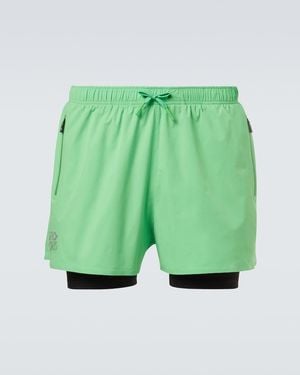 Loewe X On Running Shorts - Green
